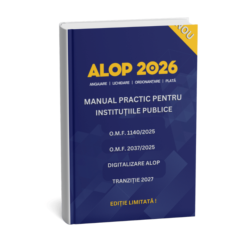 Manual practic ALOP 2026 pentru instituțiile publice